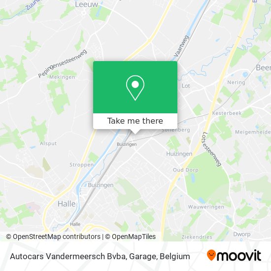 Autocars Vandermeersch Bvba, Garage plan