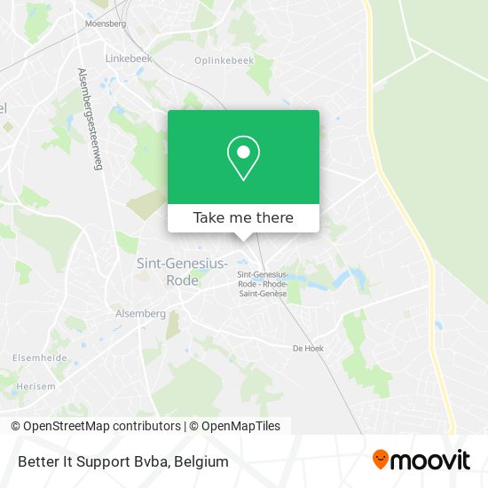 Better It Support Bvba map