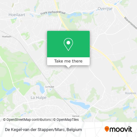 De Kegel-van der Stappen/Marc map