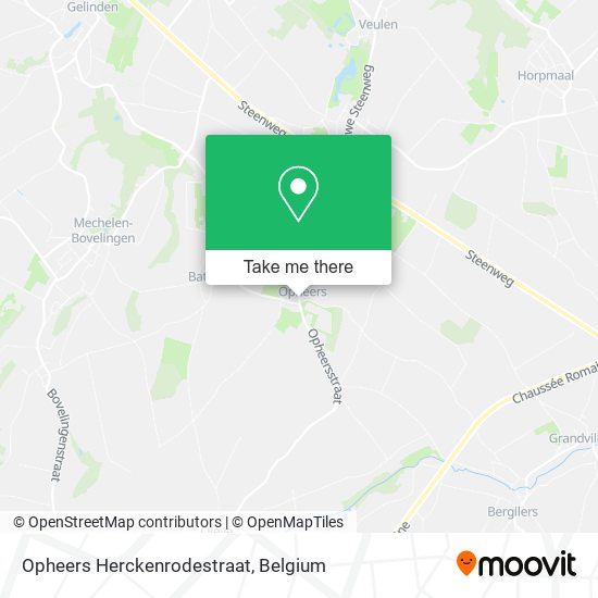 Opheers Herckenrodestraat map