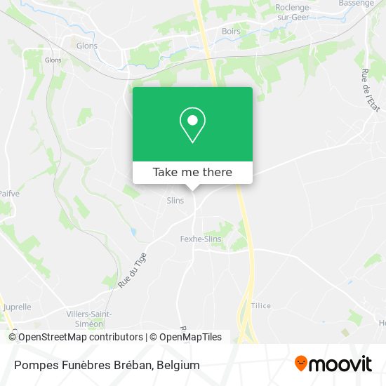 Pompes Funèbres Bréban plan
