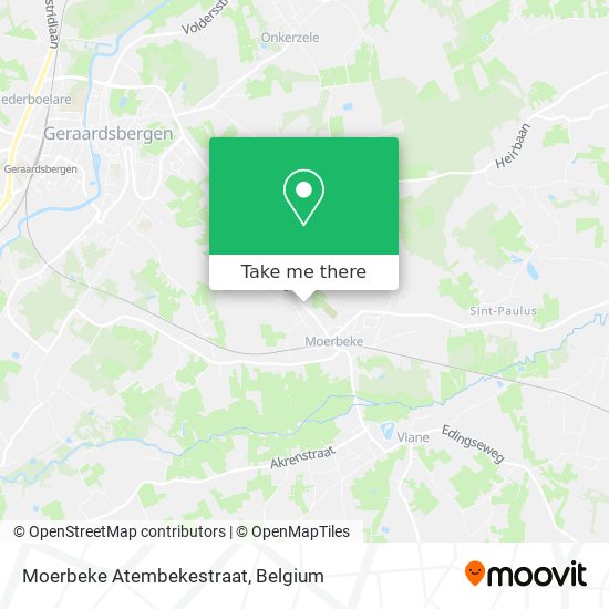 Moerbeke Atembekestraat map