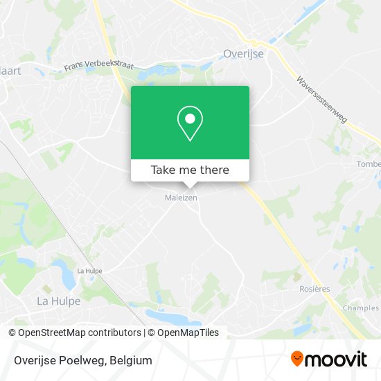 Overijse Poelweg plan