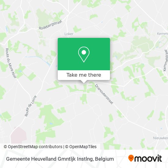 Gemeente Heuvelland Gmntljk Instlng map