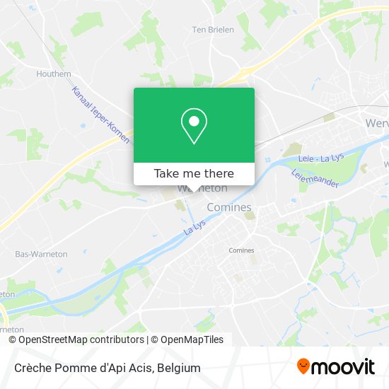Crèche Pomme d'Api Acis map