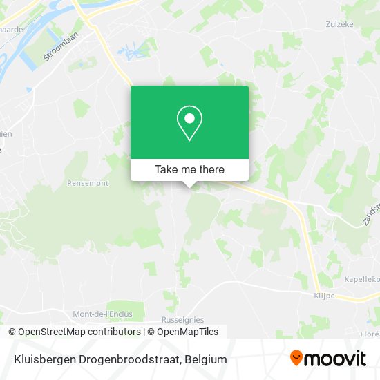 Kluisbergen Drogenbroodstraat plan