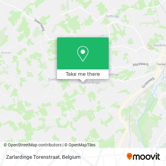 Zarlardinge Torenstraat plan