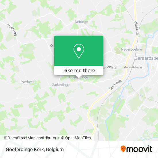 Goeferdinge Kerk plan