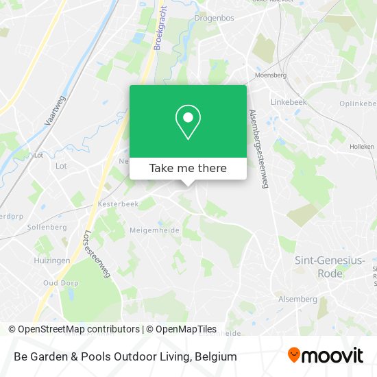Be Garden & Pools Outdoor Living map