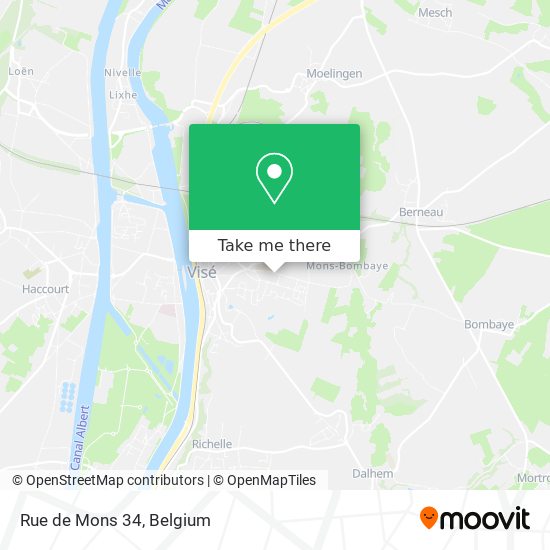 Rue de Mons 34 map