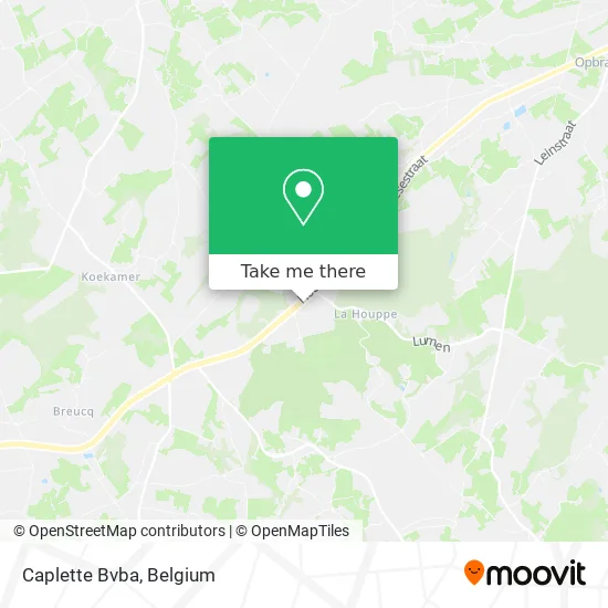 Caplette Bvba map