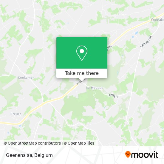 Geenens sa map