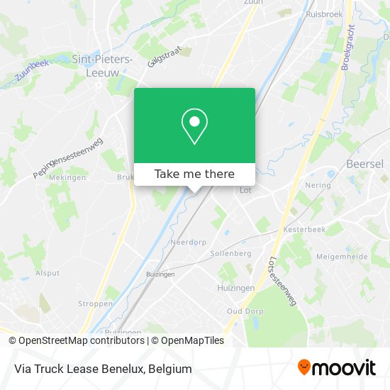 Via Truck Lease Benelux map