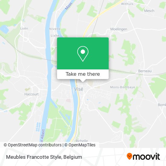 Meubles Francotte Style map