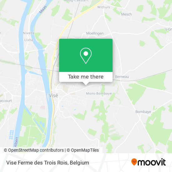 Vise Ferme des Trois Rois map