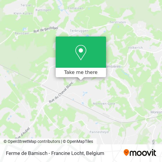 Ferme de Bamisch - Francine Locht map