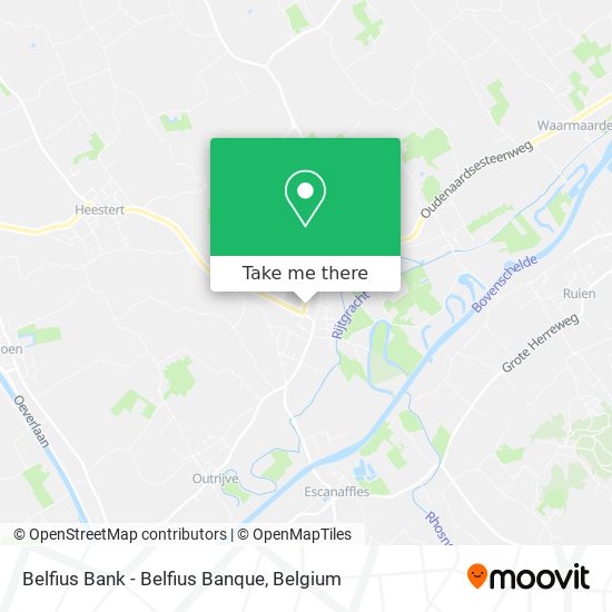 Belfius Bank - Belfius Banque map