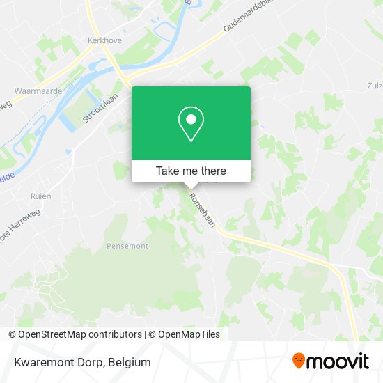 Kwaremont Dorp map