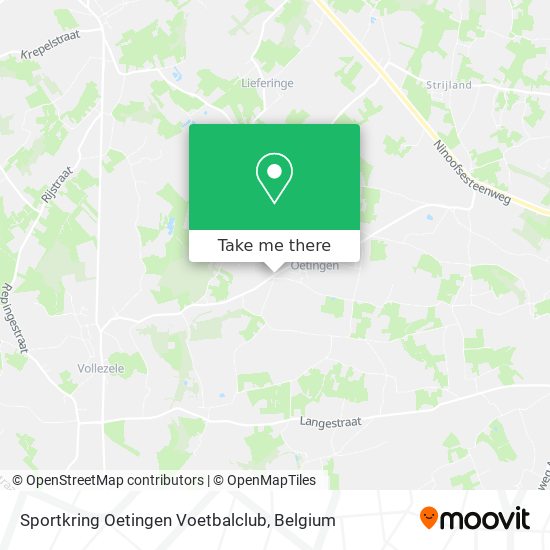 Sportkring Oetingen Voetbalclub map