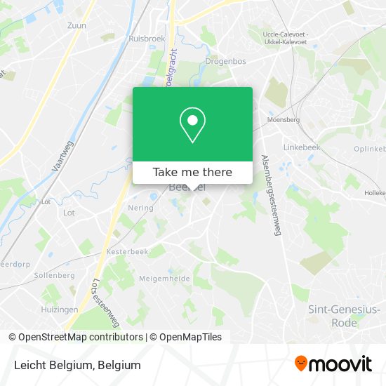 Leicht Belgium map