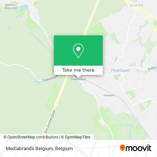 Mediabrands Belgium map