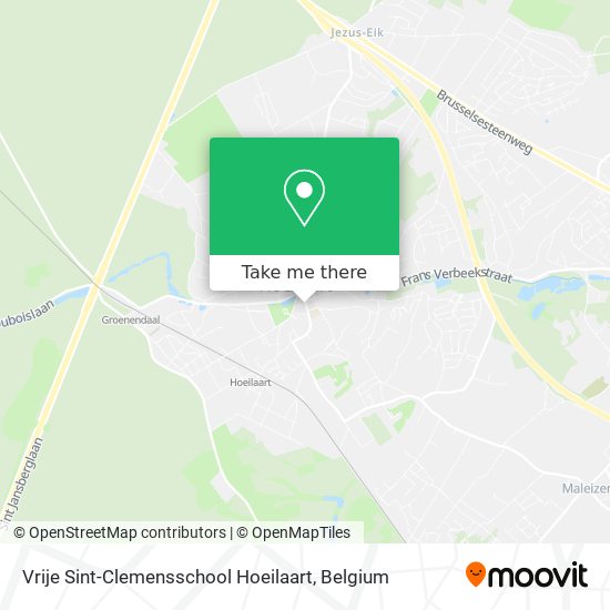 Vrije Sint-Clemensschool Hoeilaart map