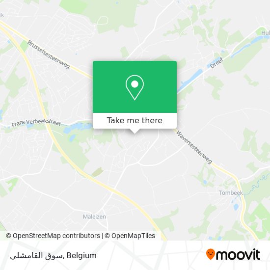 سوق القامشلي map