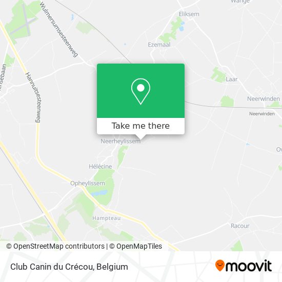 Club Canin du Crécou map