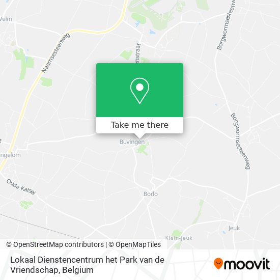 Lokaal Dienstencentrum het Park van de Vriendschap map