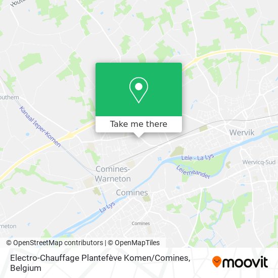 Electro-Chauffage Plantefève Komen / Comines map