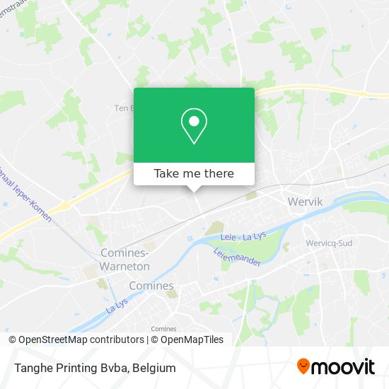 Tanghe Printing Bvba map
