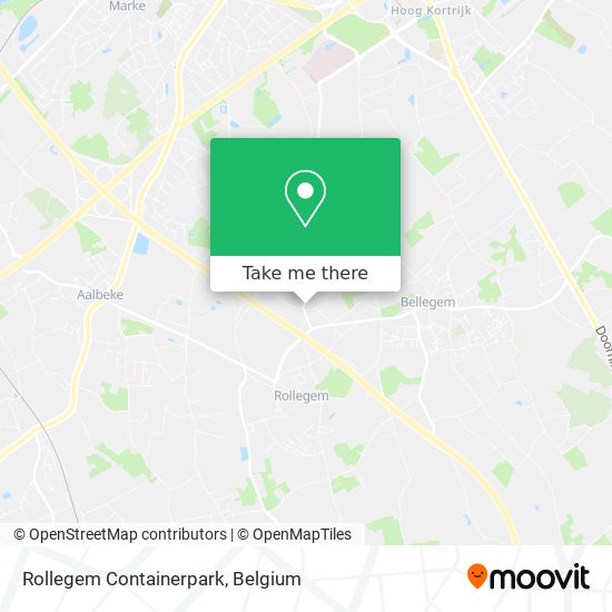 Rollegem Containerpark map