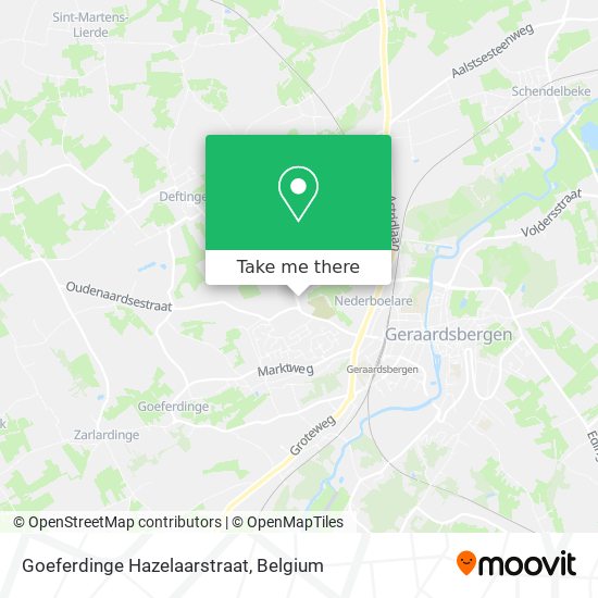 Goeferdinge Hazelaarstraat plan