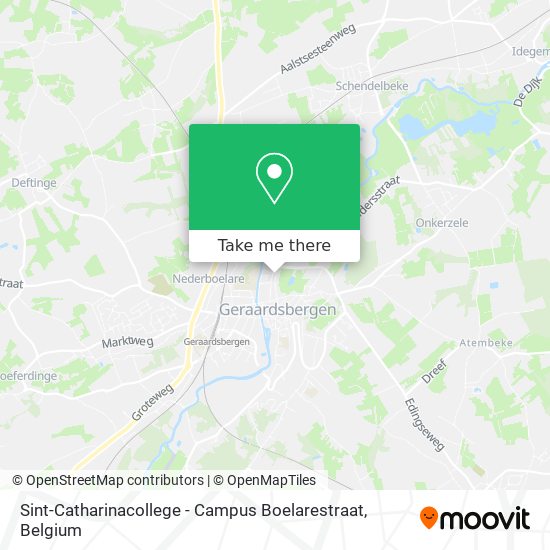 Sint-Catharinacollege - Campus Boelarestraat map