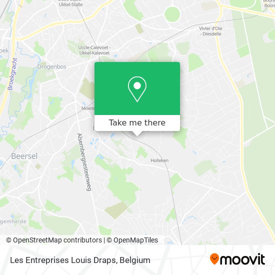 Les Entreprises Louis Draps map