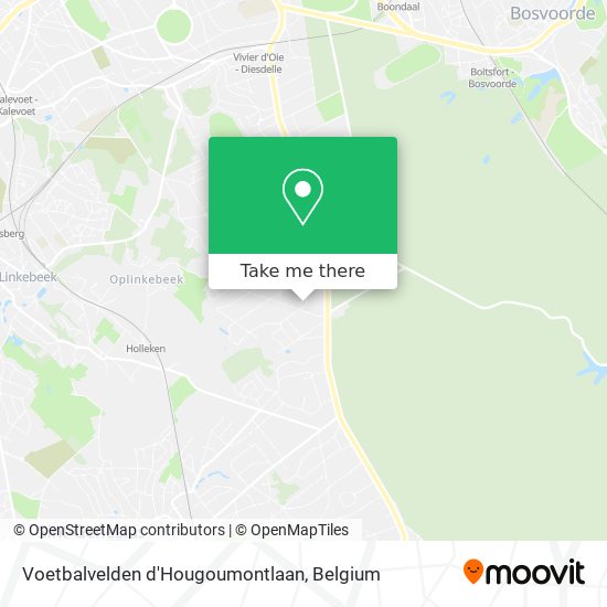 Voetbalvelden d'Hougoumontlaan plan