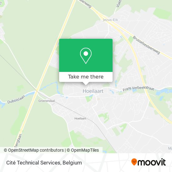 Cité Technical Services map