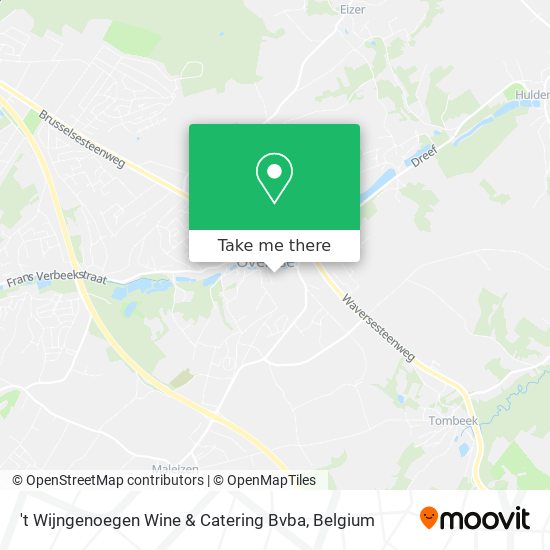 't Wijngenoegen Wine & Catering Bvba map