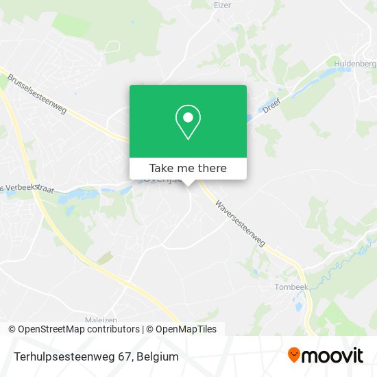 Terhulpsesteenweg 67 map