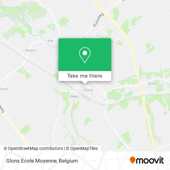 Glons Ecole Moyenne map