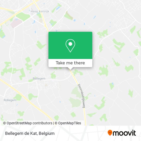 Bellegem de Kat map