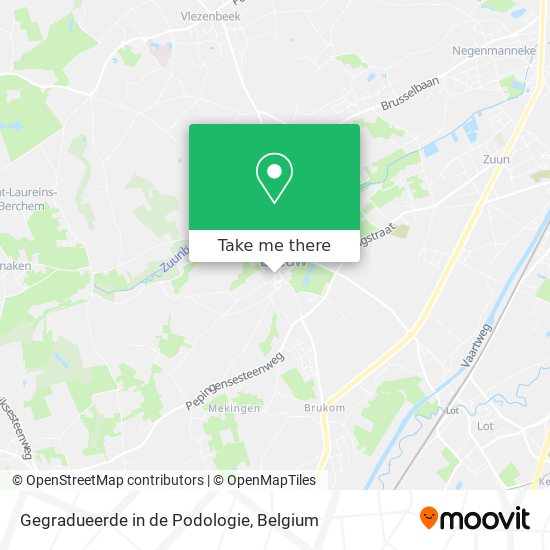 Gegradueerde in de Podologie map