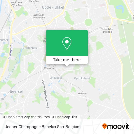 Jeeper Champagne Benelux Snc map