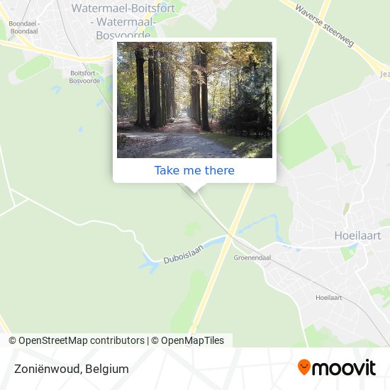 Zoniënwoud plan