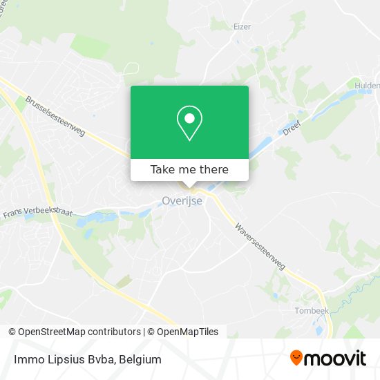 Immo Lipsius Bvba map