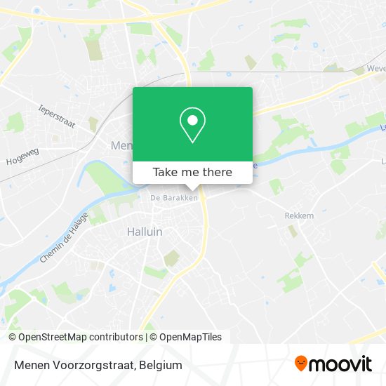 Menen Voorzorgstraat plan