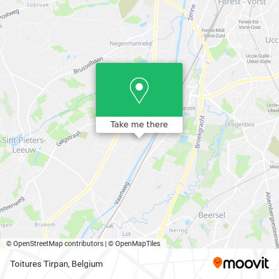 Toitures Tirpan map