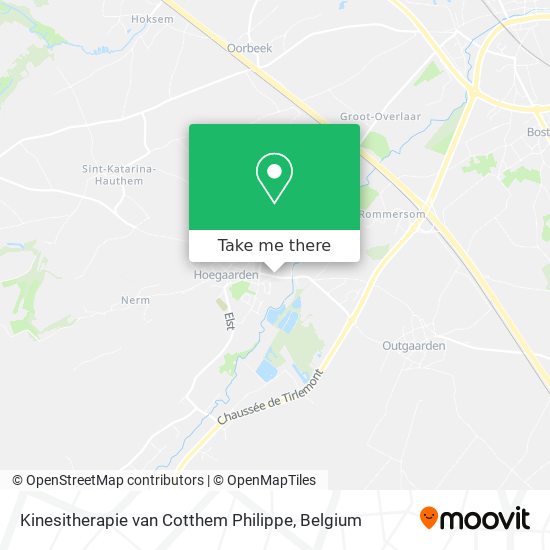 Kinesitherapie van Cotthem Philippe map