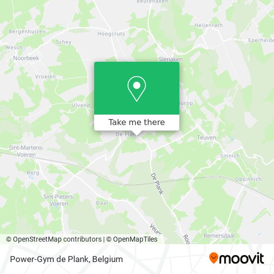 Power-Gym de Plank map