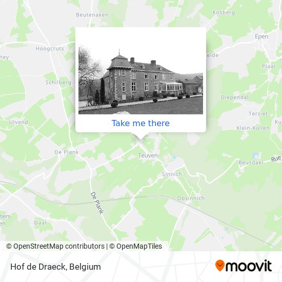 Hof de Draeck map